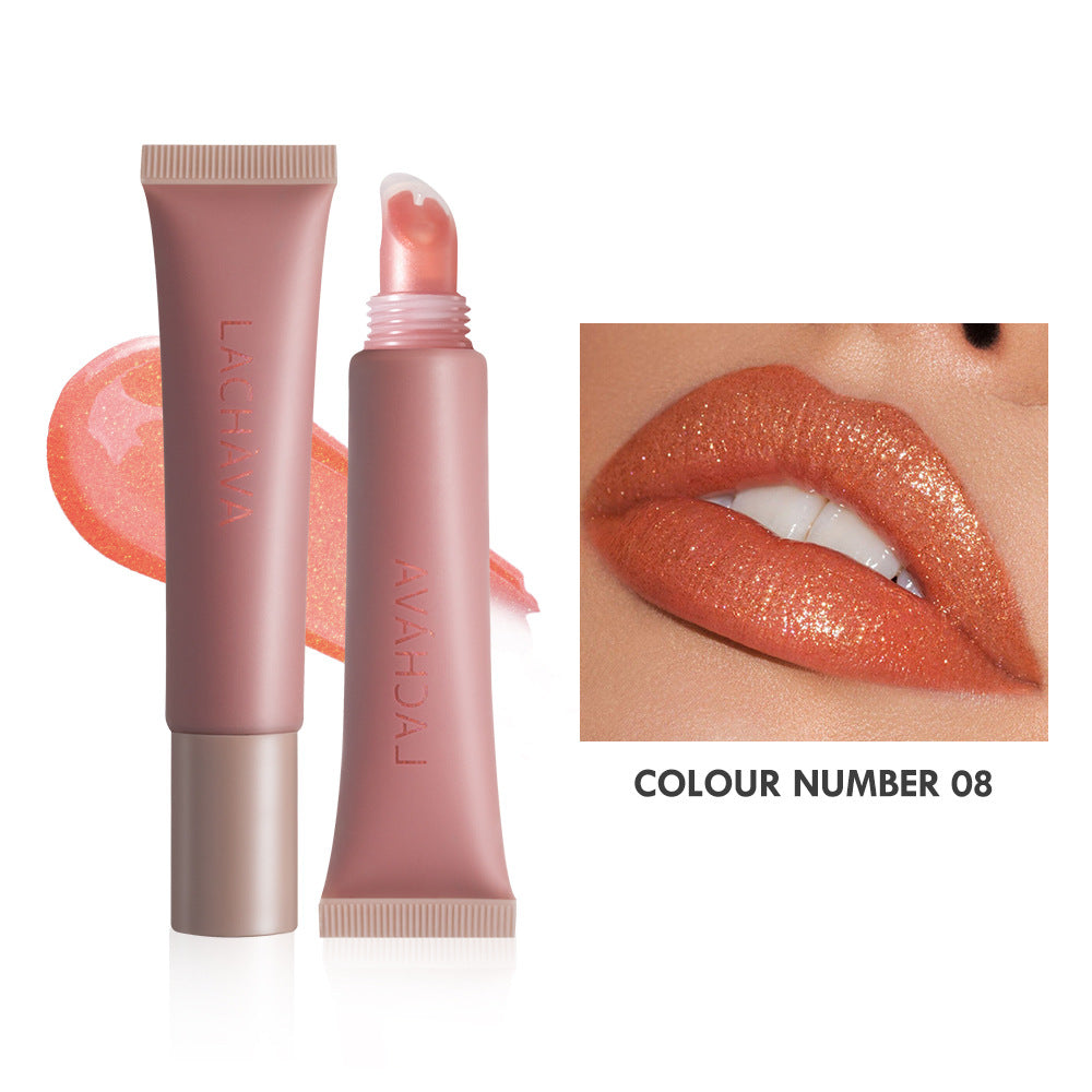 Mirror Liquid Paint Lip Gloss Pearlescent Thin And Glittering Lip Lacquer