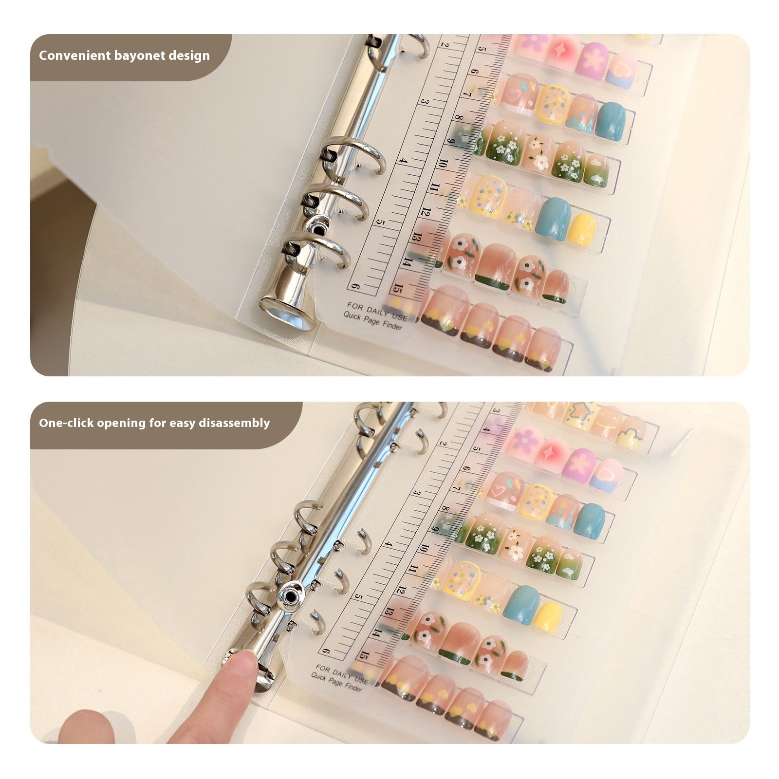 Wear Storage Nail Art Style  Book