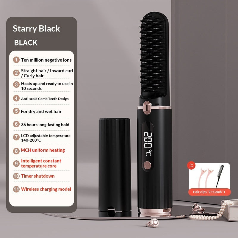 New Straightening Comb   Volumizing Flat Iron