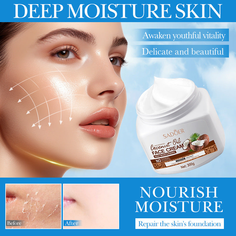 Full English Coconut Oil Nourishing Moisturizing Facial Cream