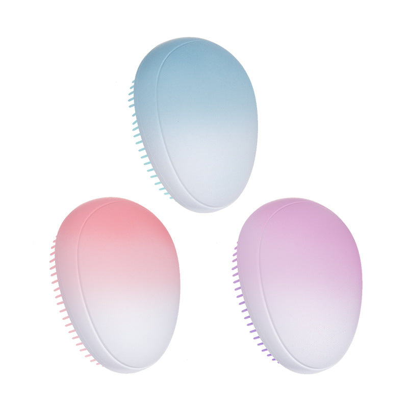 Portable Shun Massage Small Solid Color Cute Hairdressing Comb