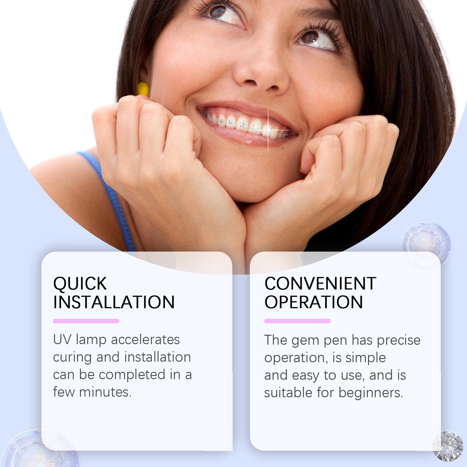 DIY Fashion Teeth Decoration Beauty Suit