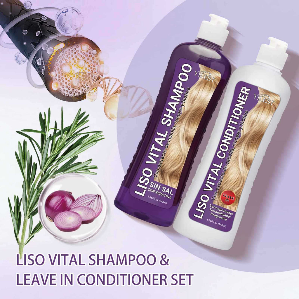 YILEST Purple Onion Smoothing Vitality Shampoo Suit