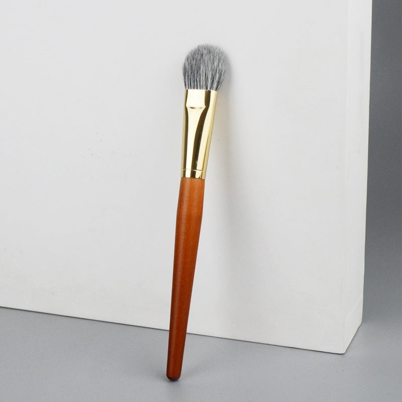 Heart-shaped Highlighter Brush Tongue-shaped Blending Blush Brush Makeup