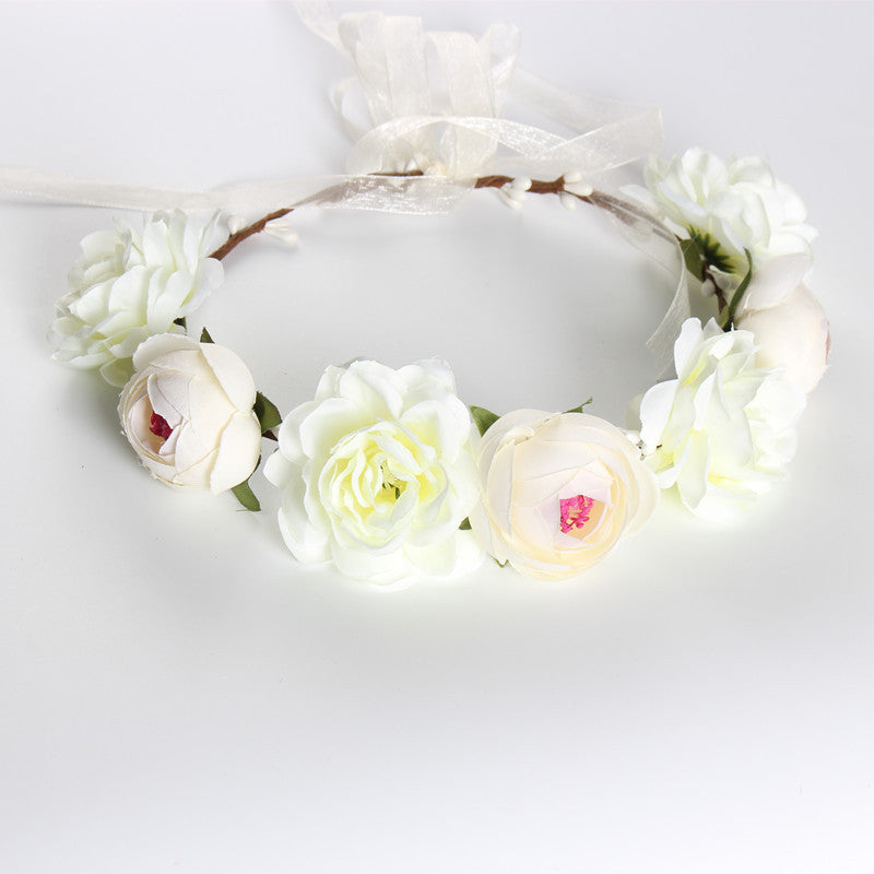 Fashion Flower Headband Seaside Travel