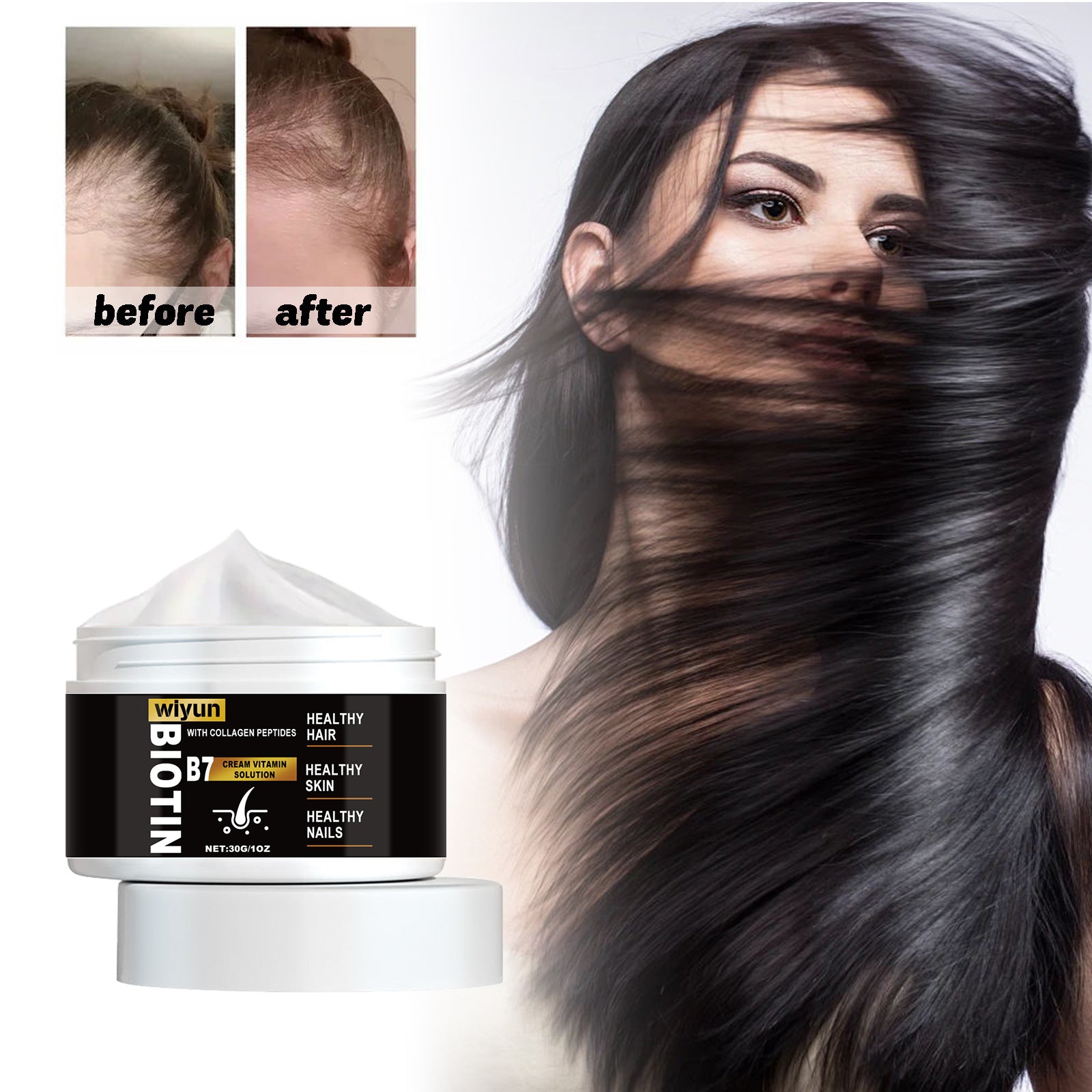 Anti-drop Tough Hair Fixing Neck Cream