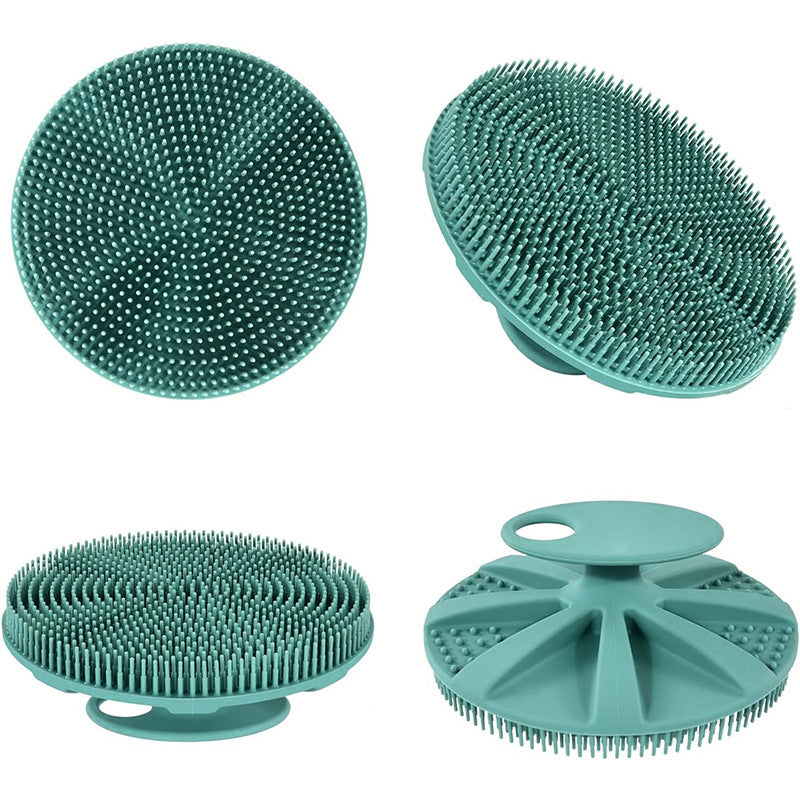 Silicone Shampoo Brush Cleansing Deep Exfoliating Cleansing Bath Comfortable And Soft