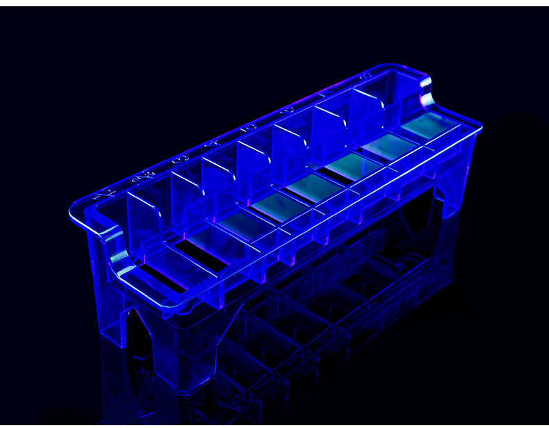 Color Transparent Electric Clipper Limit Comb 8 Caliper Storage Box