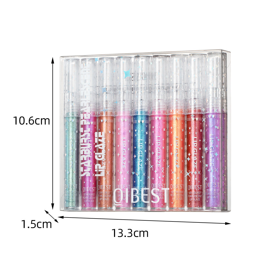 Long-Lasting Moisturizing People Mermaid Lip Lacquer Colorful
