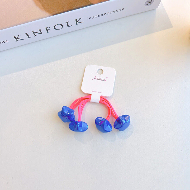 Children's Candy Contrasting Color Hair Rope Ball