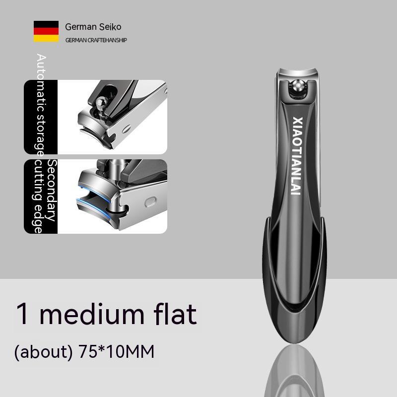 High-end Nail Scissors Single Nail Clippers Set Anti-splash Oblique Mouth Large Nail Clippers