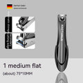 High-end Nail Scissors Single Nail Clippers Set Anti-splash Oblique Mouth Large Nail Clippers