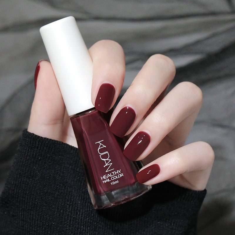 Kudan Water-based Odorless Peel-off No-bake Fast-drying Clear Nail Polish
