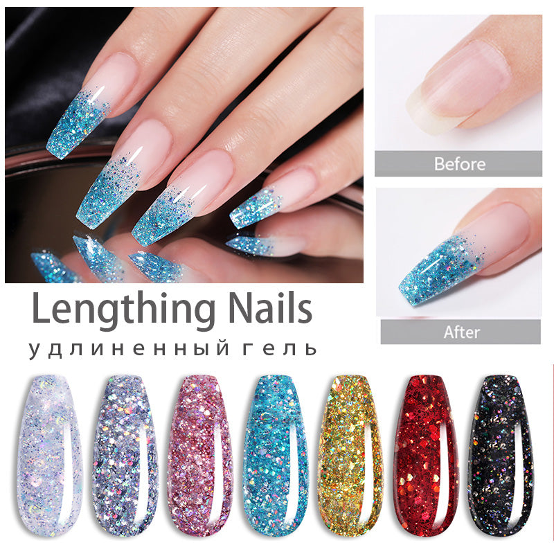 Lilycute Nail Extension Gel Kit Absorbs UV Rays