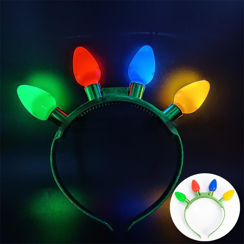 Christmas LED Bulb Headband Multifunctional
