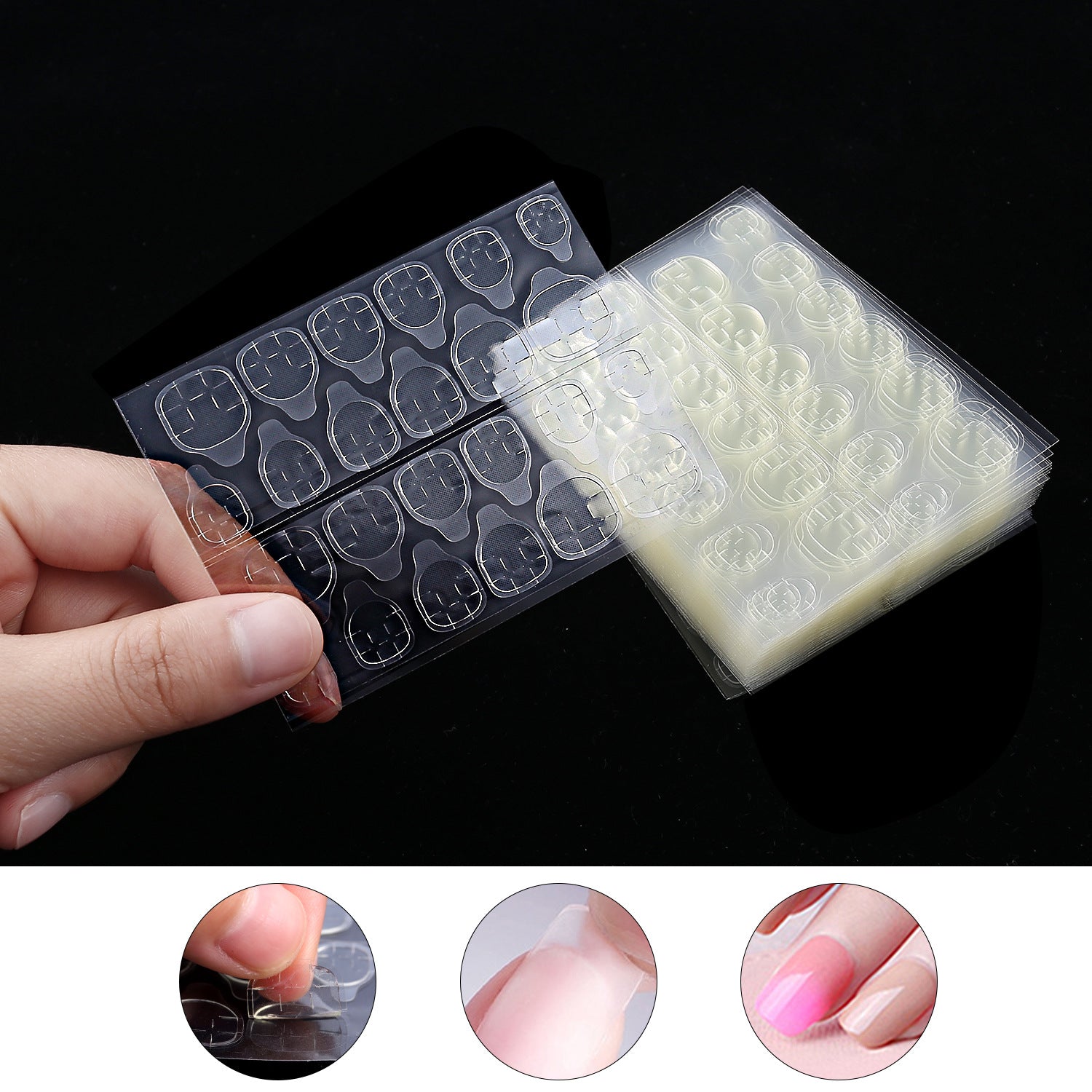 Nail Beauty Nail Tools Jelly Glue Finished Transparent Nail Stickers Seamless Nail Art Jelly Glue Patch