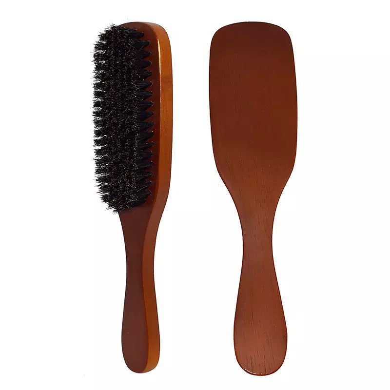 Wooden Comb Retro Facial Cleansing Brush