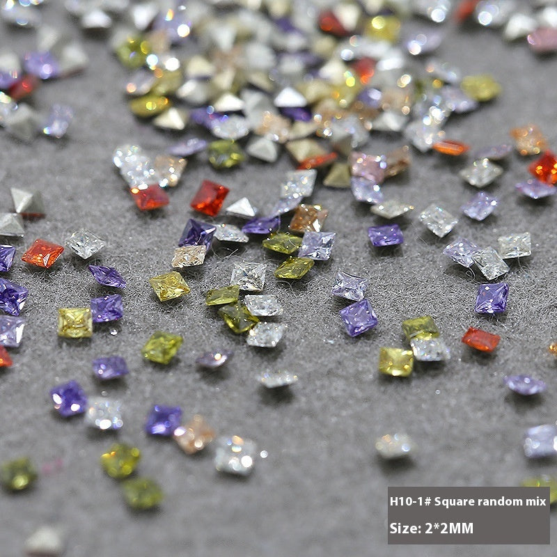 Mini Pointed Zircon Nail Ornament
