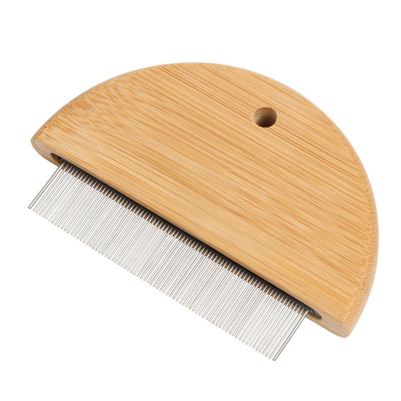 Flea Comb For Cats  Wooden Cat Comb Pet Comb With Rounded-Tip Teeth Tangles And Loose Fur Grooming Comb Tool For Cats Dogs And Rabbits Tangled Hair