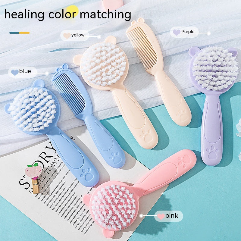 Nylon Soft Hair Newborn Removal Dirt Comb Brush Care Suit
