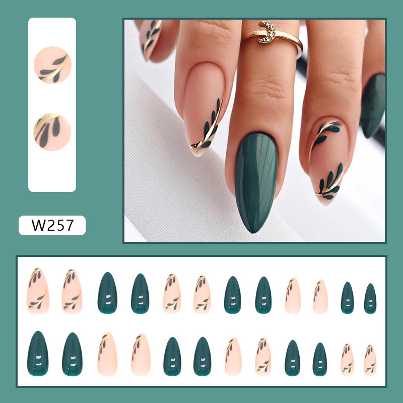 Bright Frosted Double Nail Art