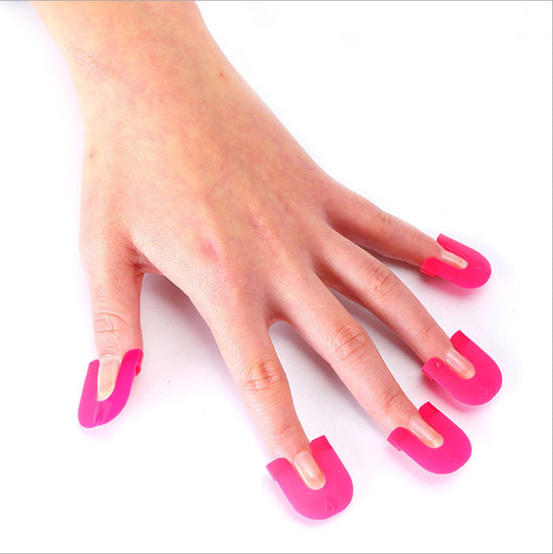 Gradient Nail Art Anti-overflow Protective Folder