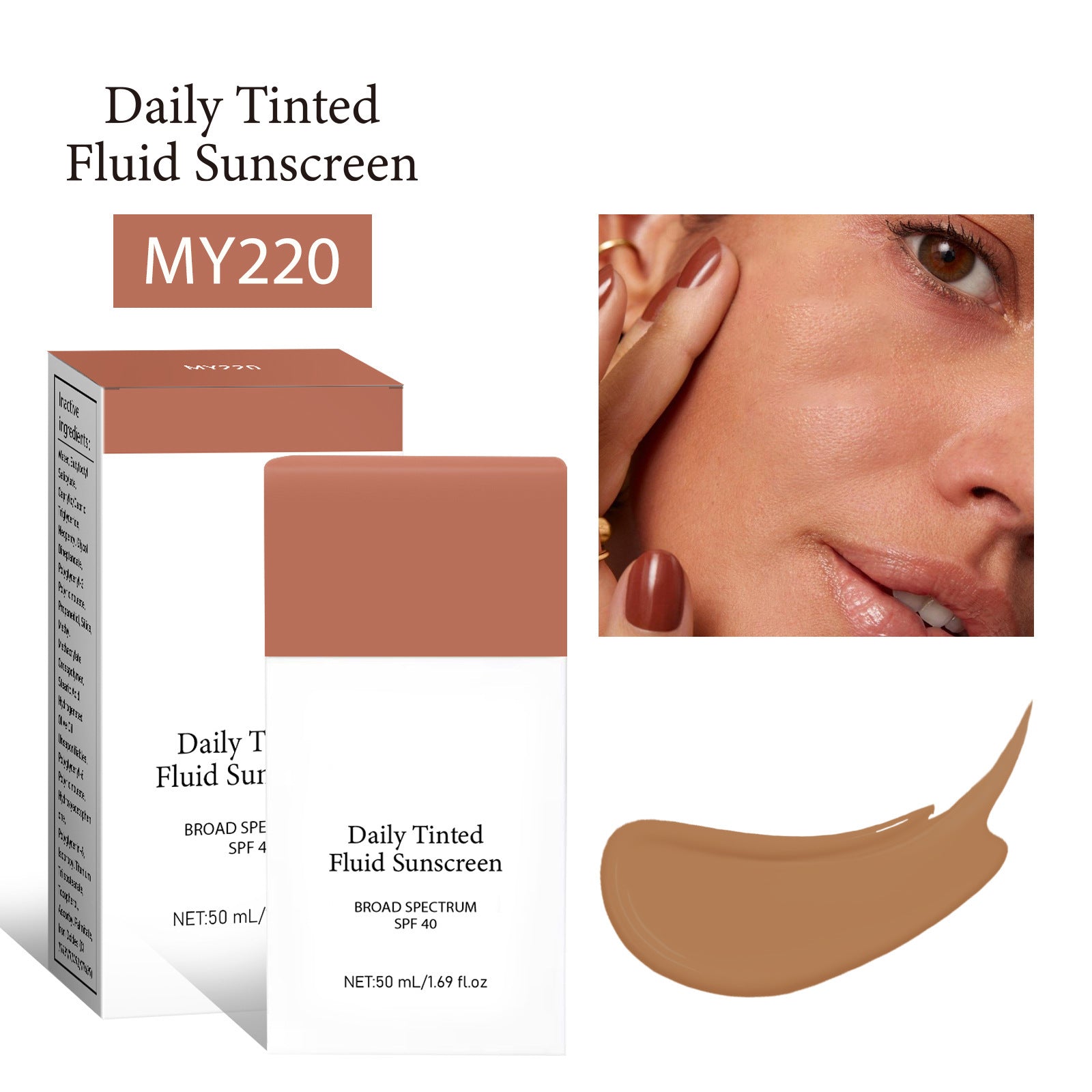 Brightening Skin Color Moisturizing Concealing Foundation