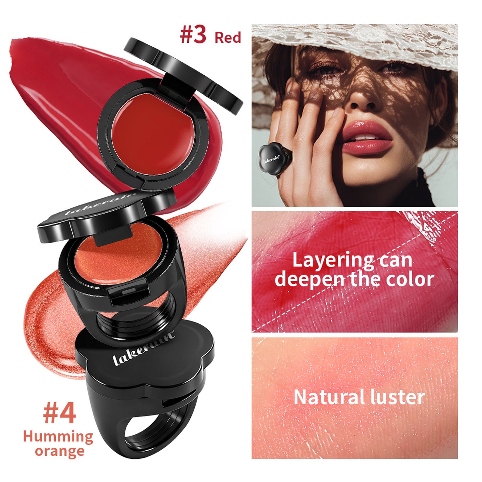 Creative Ring Lipstick Moisturizing Colored