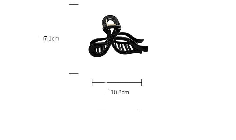 Women's Retro Simple Acrylic Large Shark Clip