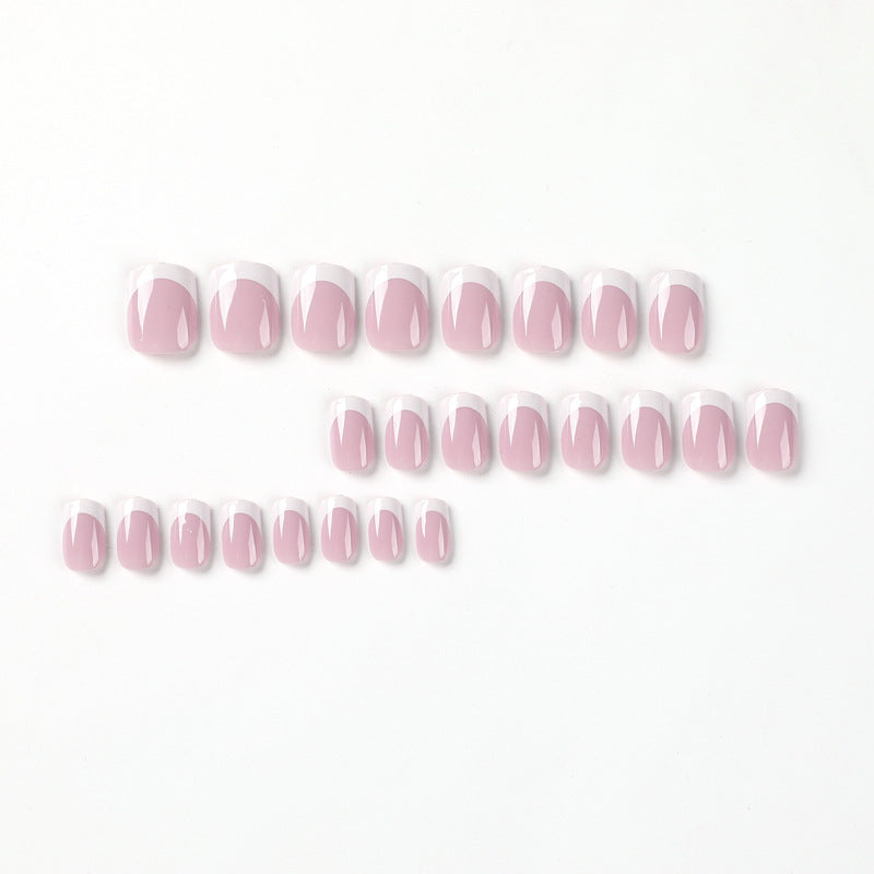 Nail Patch White Edge French Wear