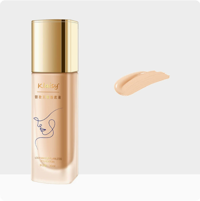 Klaisy Lock Makeup Flawless Liquid Foundation Sets Of Boxes Concealer Lasting
