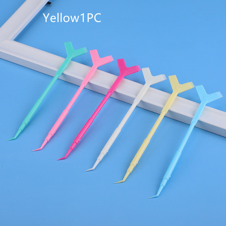 Three-in-one Y-shaped Comb For Grafting False Eyelashes