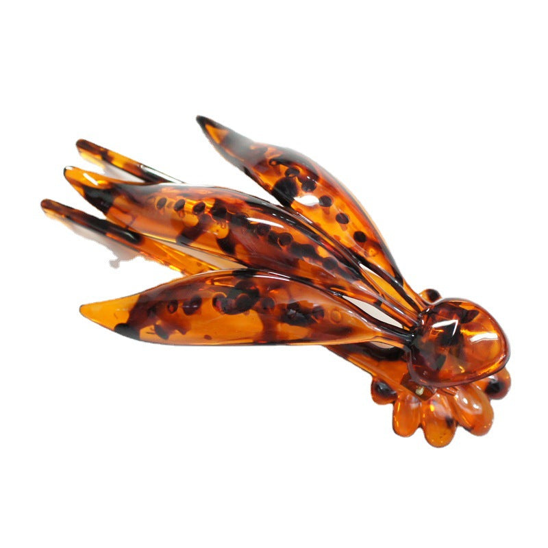 AS High Quality Beef Tendon Resin Drop-resistant Updo Ponytail Hairpin