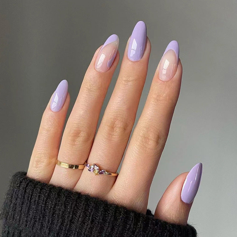 Short Round False Nail Patch