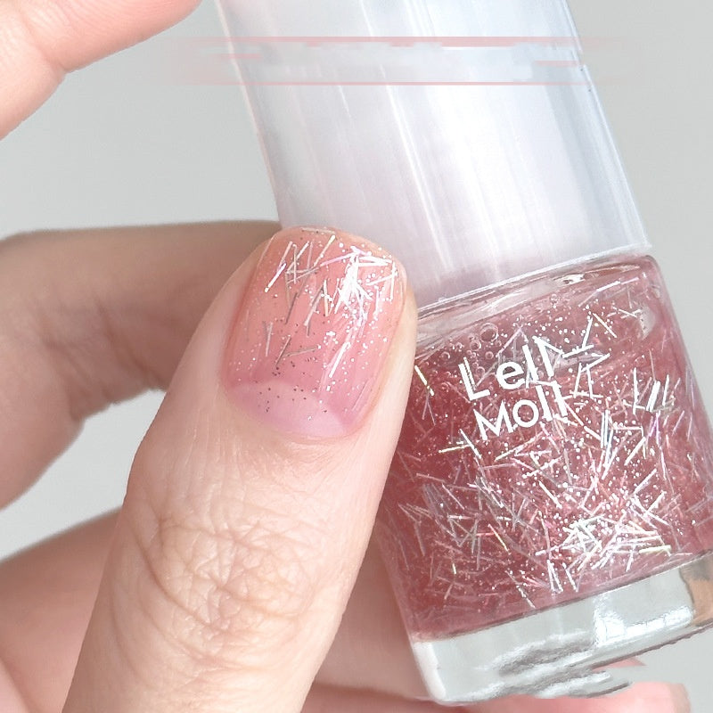 Lell Moll Water-based Tearable Nail Polish Baking-free And Tasteless