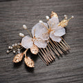 Hair Accessories Mori Style Comb Earrings Set