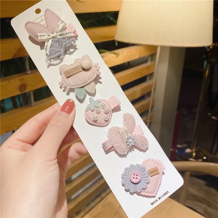 Cute Lace Princess Baby Bangs Clip Hairpin
