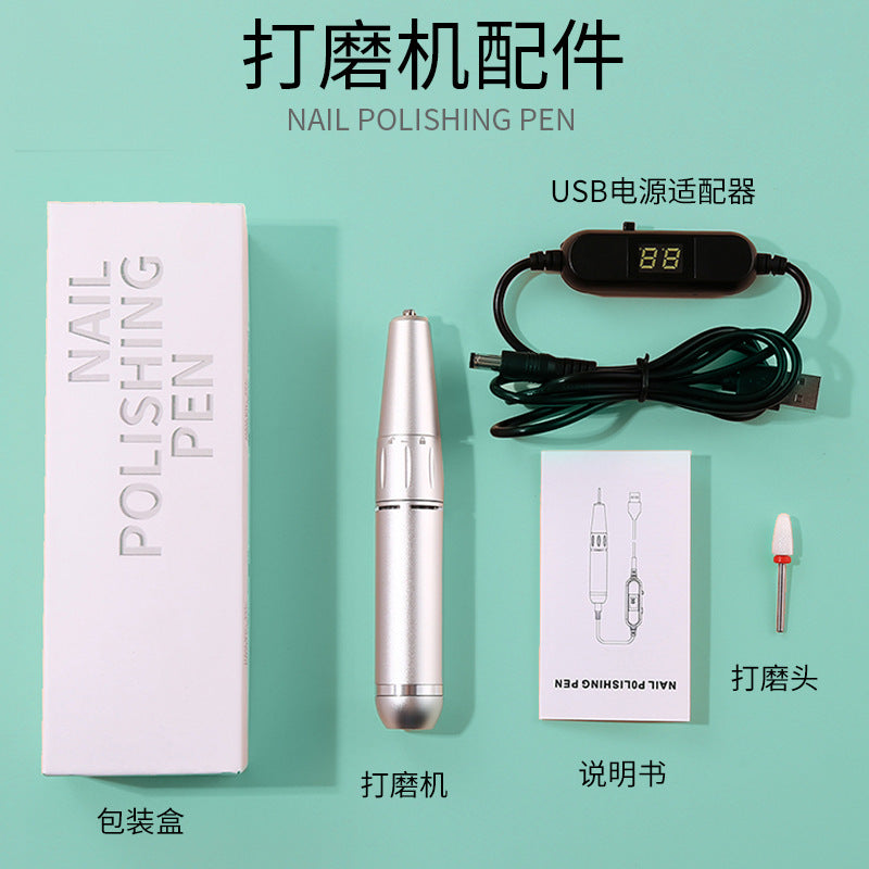 High Speed Quiet USB Portable Nail Polisher