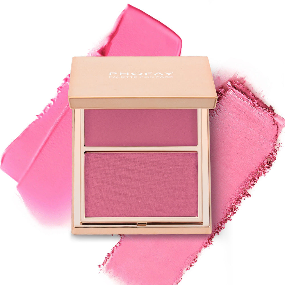 Phofay Natural Matte Contour Blush For Women