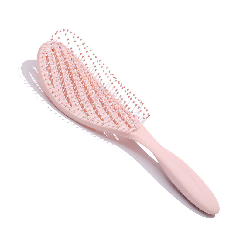 Candy-colored Lightweight Material Round Head Massage Smooth Hair Comb