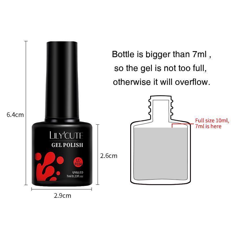 Lilycute 129 Color Phototherapy Adhesive Sealing Layer Nail Oil Adhesive Set