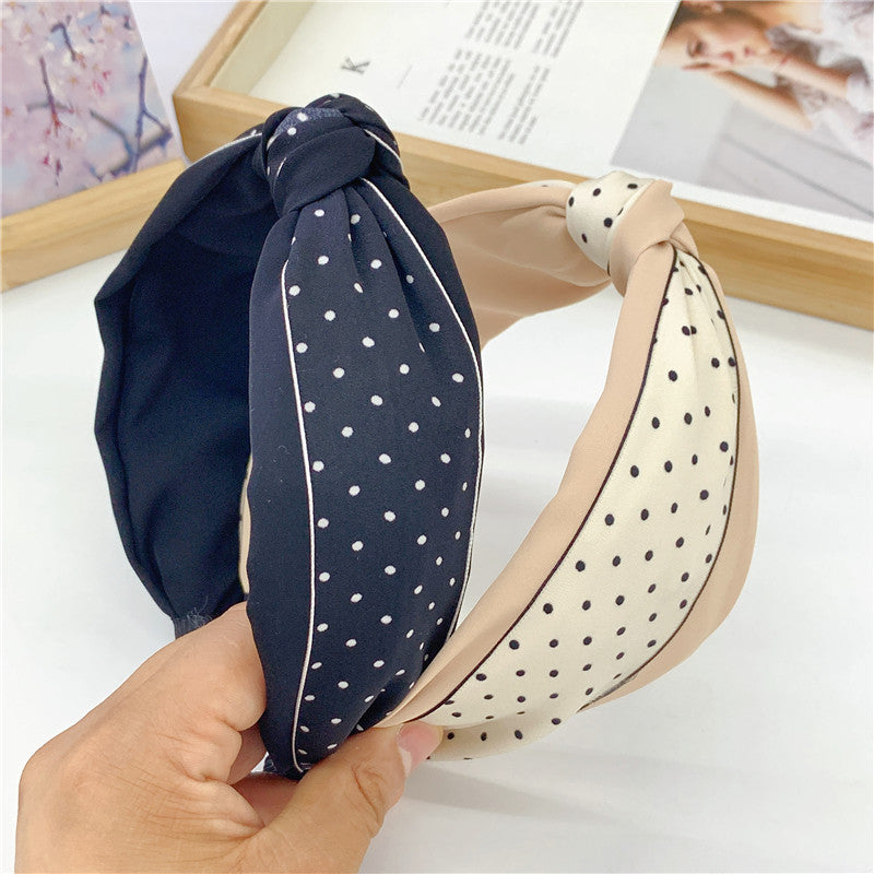 Sweet Little Bit Knotted Middle Knot Simple Fabric Headband