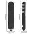 Two-in-one Men's Folding Comb