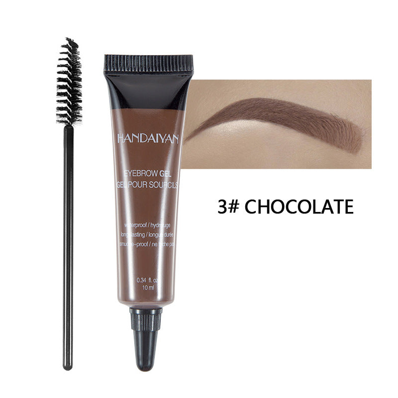 Non-blooming styling liquid eyebrow cream