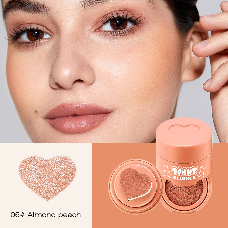 Donut Blusher Love Air Cushion Liquid Blush Natural Nude Makeup