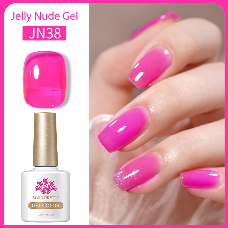 Born Pretty Nail Polish Transparent Color UV Polish Jelly Phototherapy Plastic