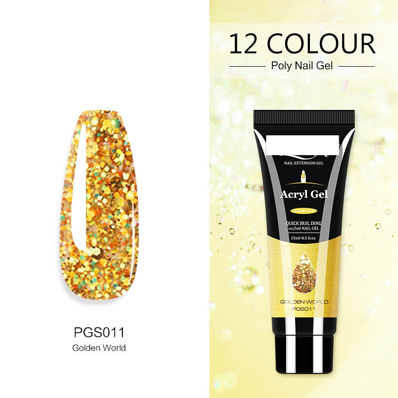Acryl Gel Women's  Crystal Extender Nail Polish