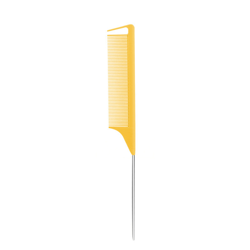 Metal Handle Updo Steel Needle Tail Comb