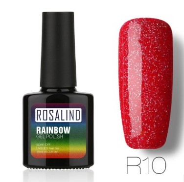 Rosalind Nail free, long-lasting, non-toxic, nail polish, ROSALIND phototherapy glue, star studded rainbow system.