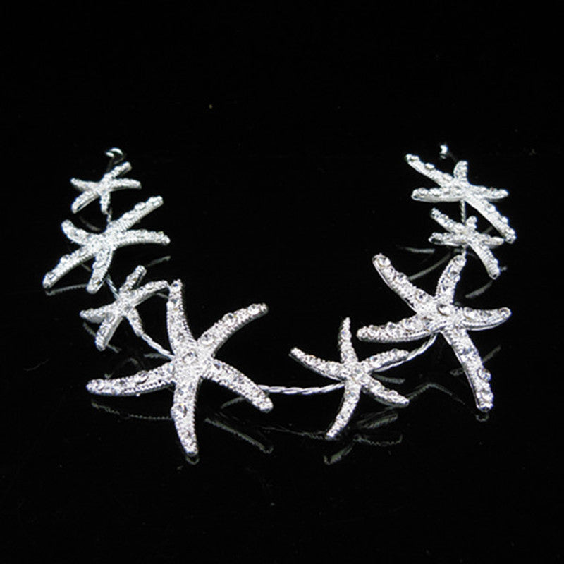 Rhinestone Starfish Headband